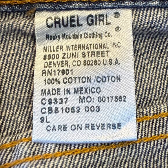Cruel Girl Relaxed Womens 30 x 33 Cotton Denim Jeans - Picture 7 of 8